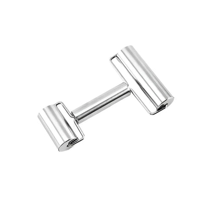 Aaponminimarket Stainless Steel Dual-Ended Rolling Pin for Baking