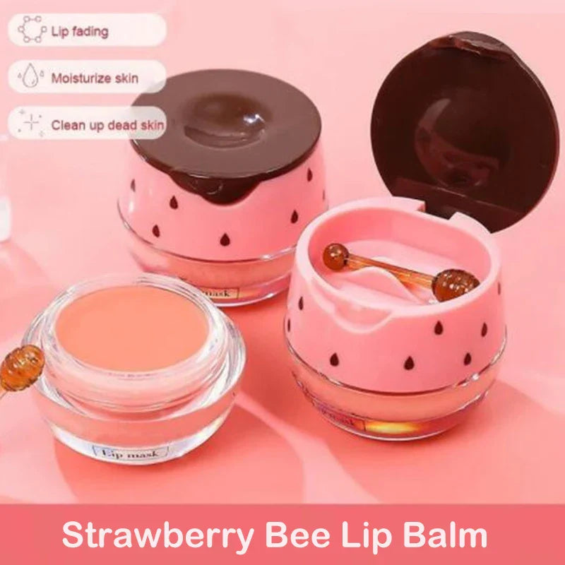 Aapon Mini Market Ltd Strawberry Bee Lip Balm