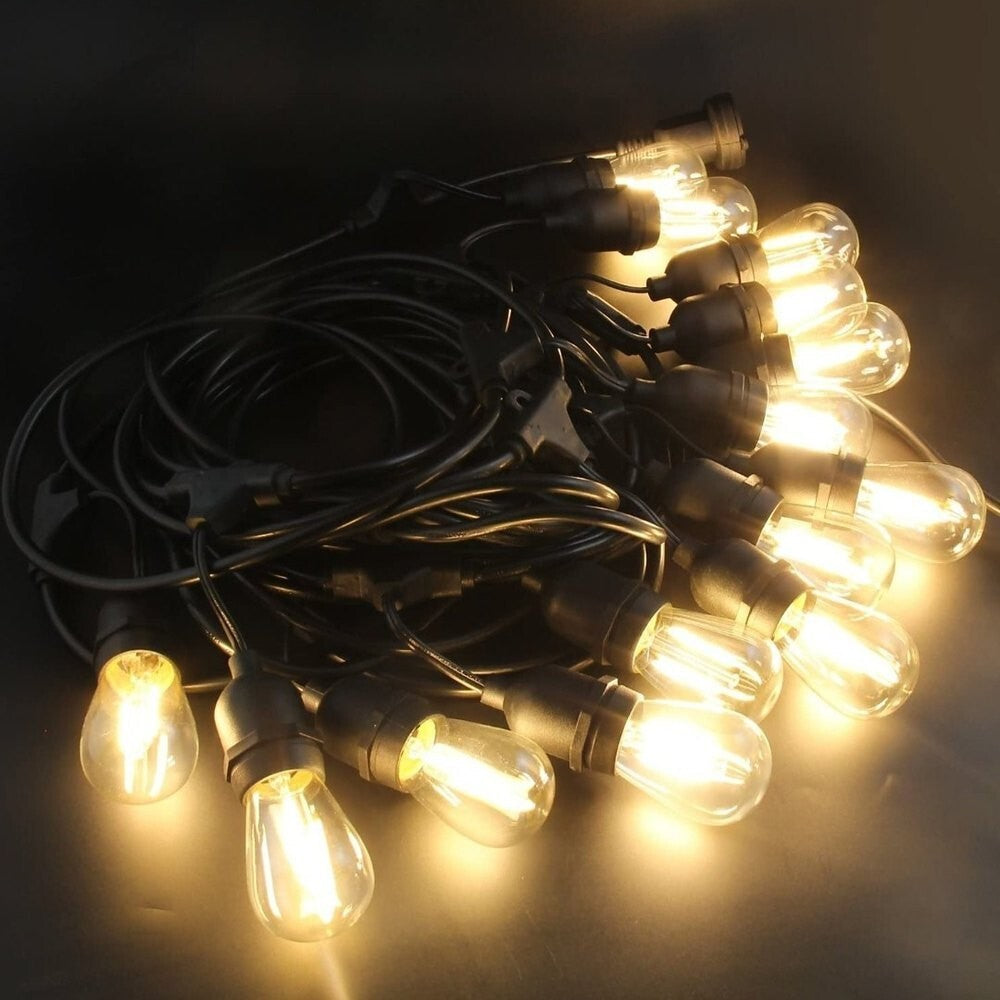 S14 Shatterproof LED Bulb - E27 Base 1W Waterproof Outdoor String Light Bulb ~6428