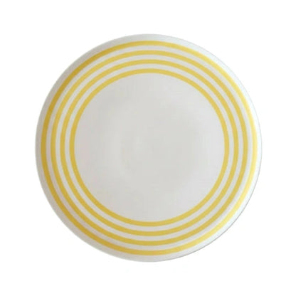 Aaponminimarket Striped Dessert Plate