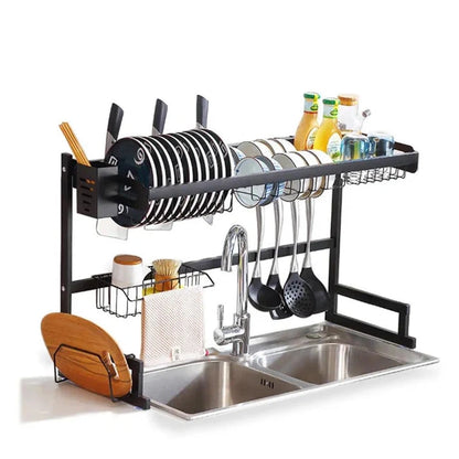 Aaponminimarket Stylish Wall-Mounted Dish Drying Rack