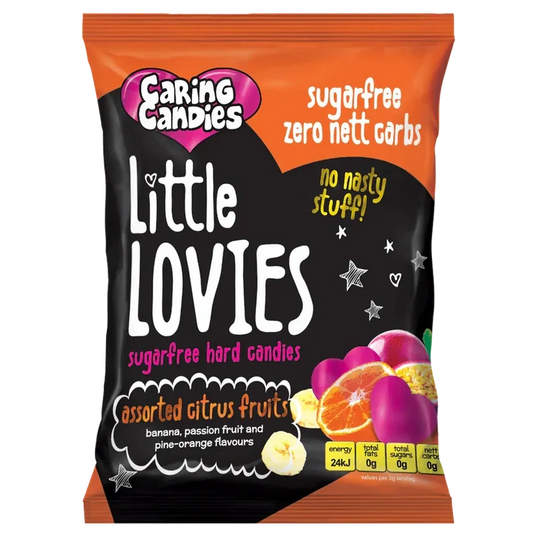 Aaponminimarket Sugar Free Little Lovies Citrus Candy 100g - Assorted