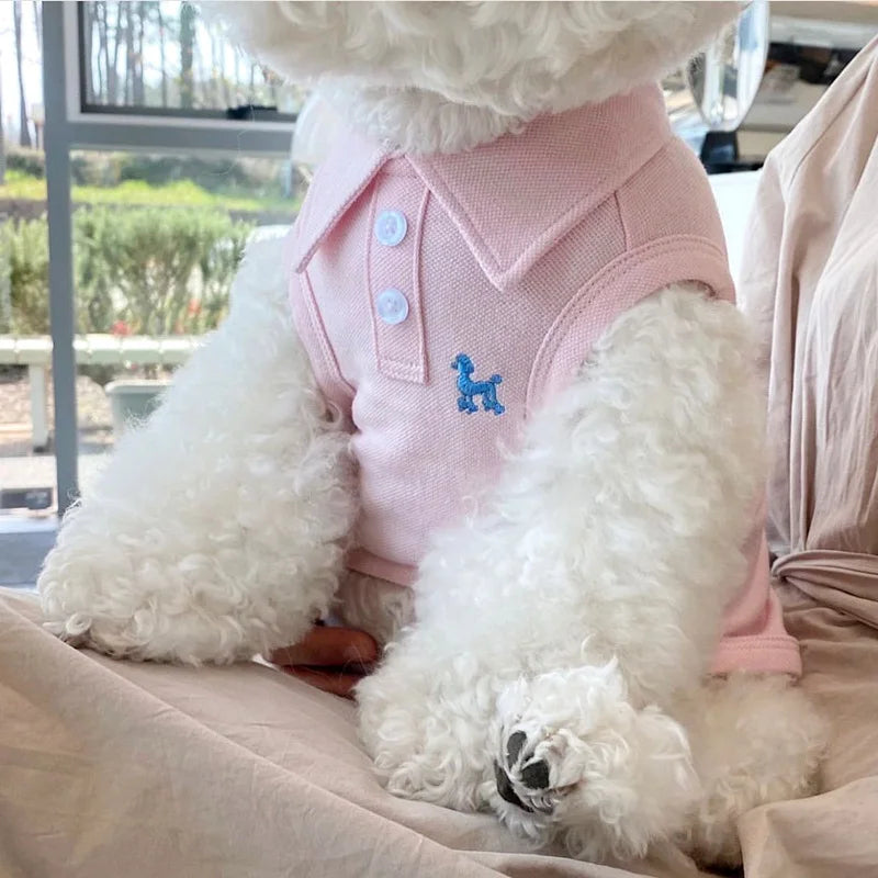 Summer Dog Polo Shirt for Small Dogs