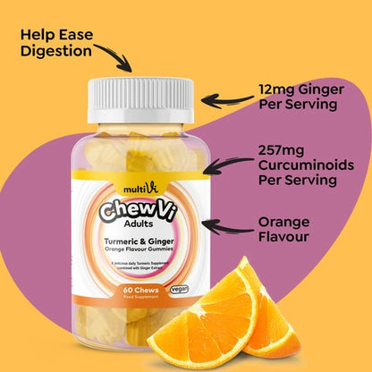 Turmeric & Ginger Gummies - Orange Flavor