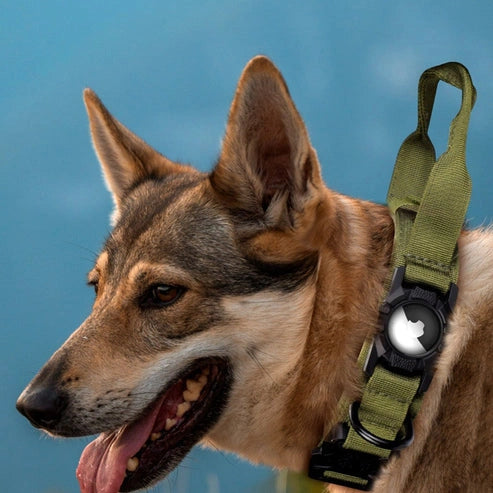 Aaponminimarket Tactical AirTag Dog Collar