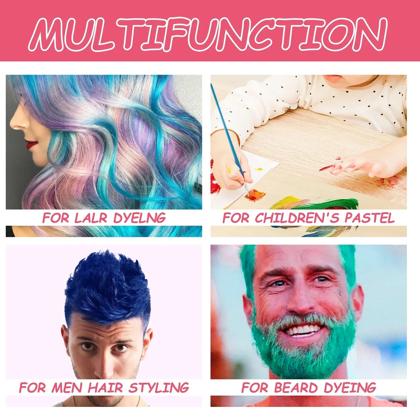 Temporary Hair Color Wax