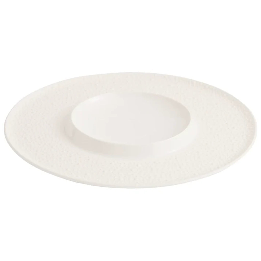 Aapon mini market -Textured Rim Porcelain Dinner Plate 