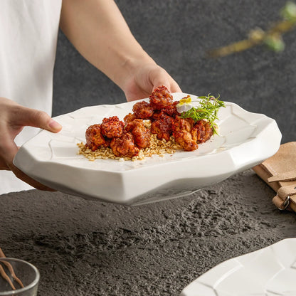 Aapon mini market -Cracked Texture Display Plate 