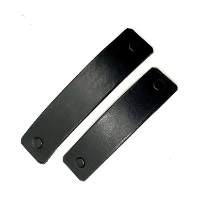 Aapon Mini Market Ltd The Minimalist Black Leather Eco Barrette