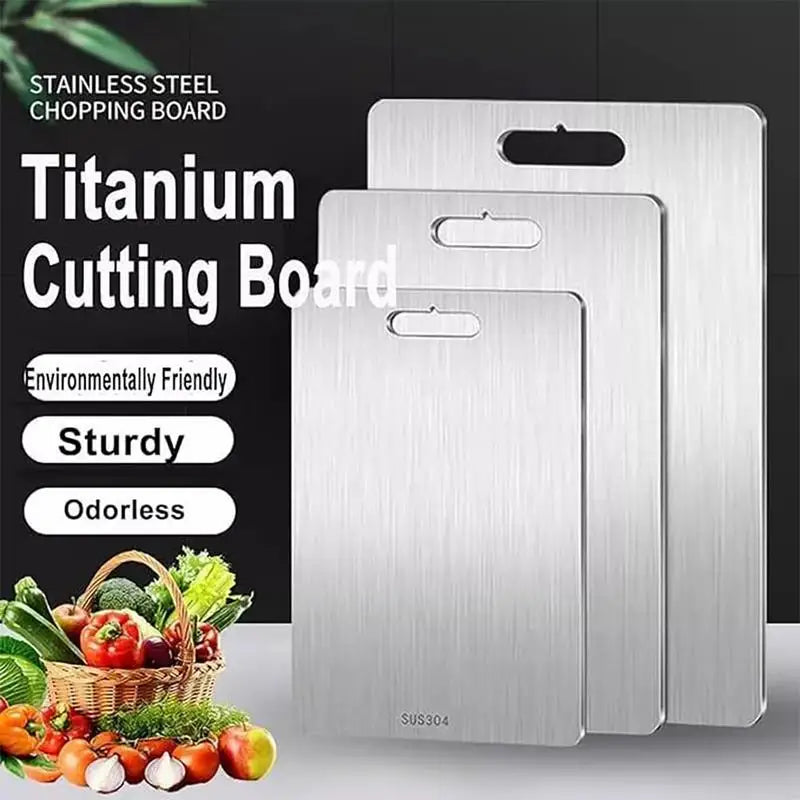 Aapon mini market -Titanium Stainless Steel Cutting Board
