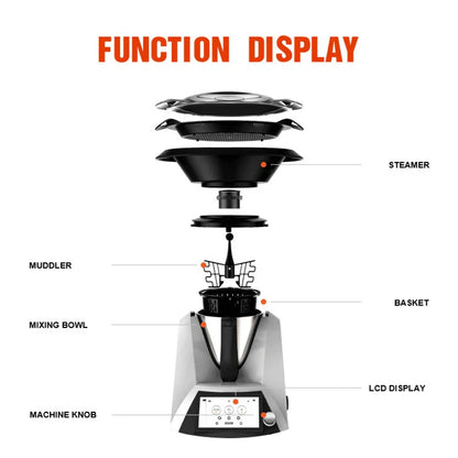 Aapon mini market -Touch-Controlled Food Processor