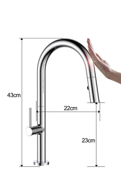 Aapon mini market - Touch-sensitive Copper Kitchen Faucet