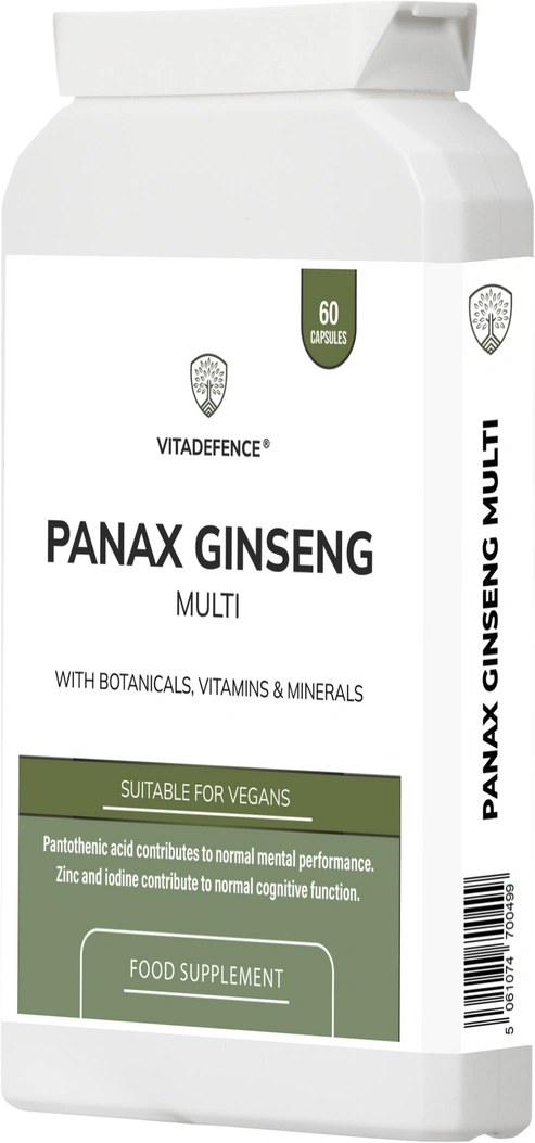 Aaponminimarket Panax Ginseng Multi | With Botanicals, Vitamins & Minerals – 60 Capsules