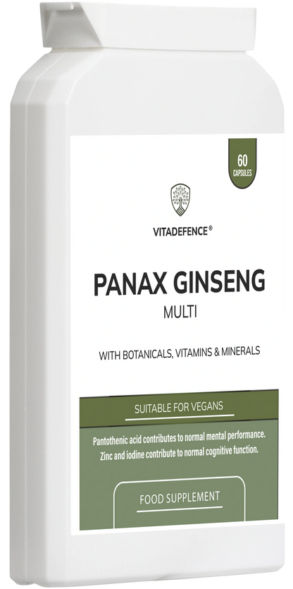 Aaponminimarket Panax Ginseng Multi | With Botanicals, Vitamins & Minerals – 60 Capsules