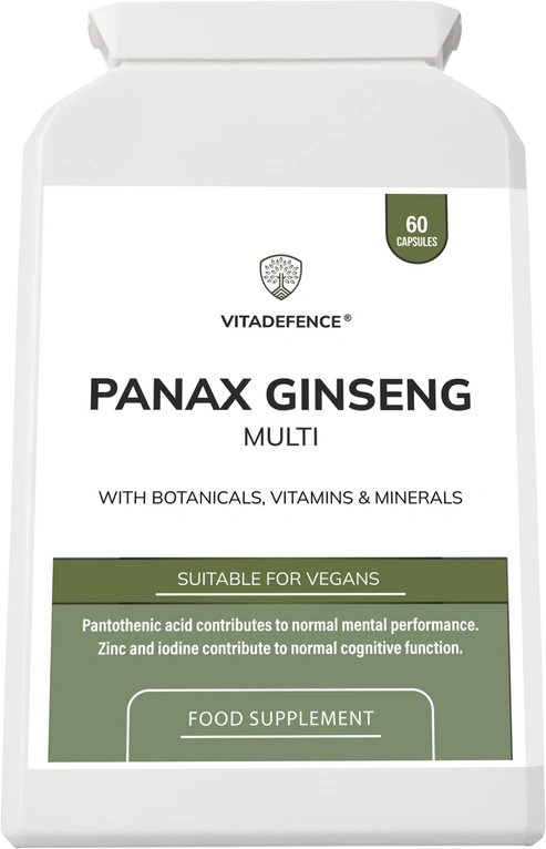 Aaponminimarket Panax Ginseng Multi | With Botanicals, Vitamins & Minerals – 60 Capsules