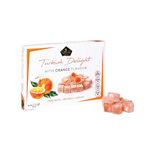 Aaponminimarket Turkish Delight with Orange Flavor 230g