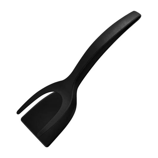 Aaponminimarket Ultimate 2-In-1 Grip and Flip Silicone Spatula Tongs