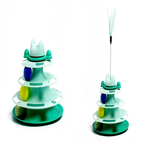 Aaponminimarket Ultimate Space Tower Play Board for Felines