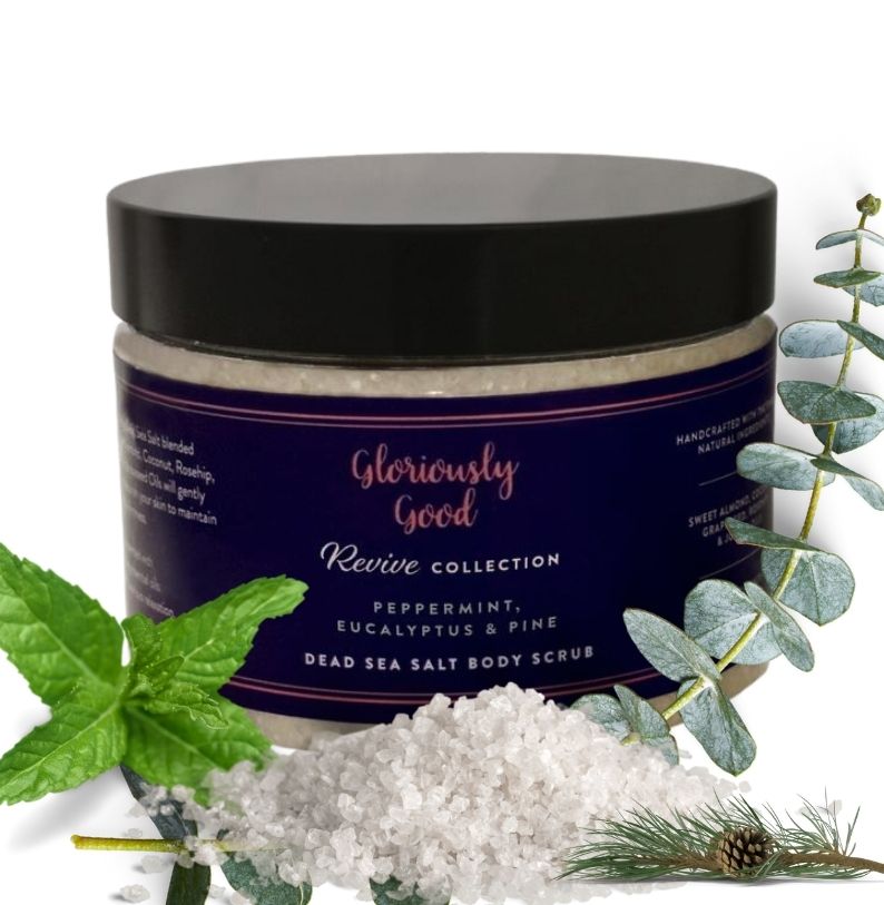 Natural Body Scrub with Organic Essential Oils