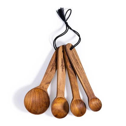 Aapon mini market -Upcycled Wooden Measuring Spoons