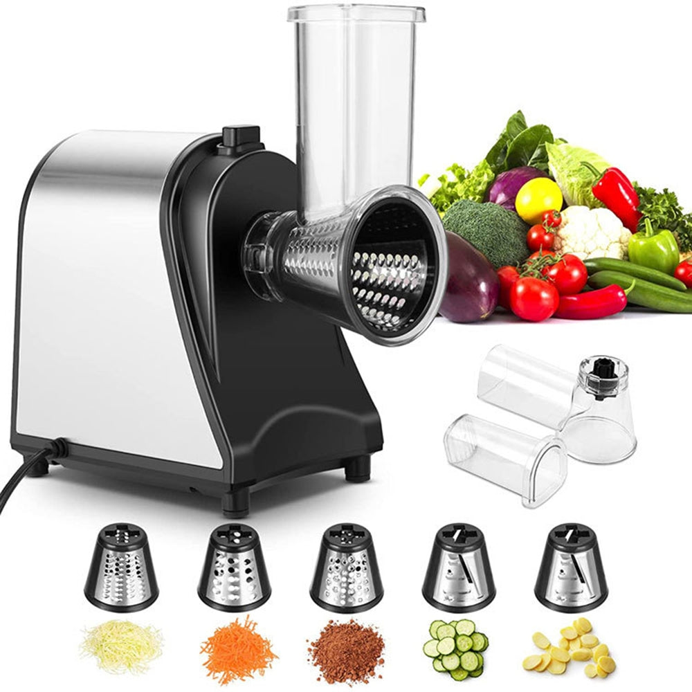Aapon mini market -NNEDSZ Electric Grater Vegetable Food Rotary Drum Grater Chopper Slicer