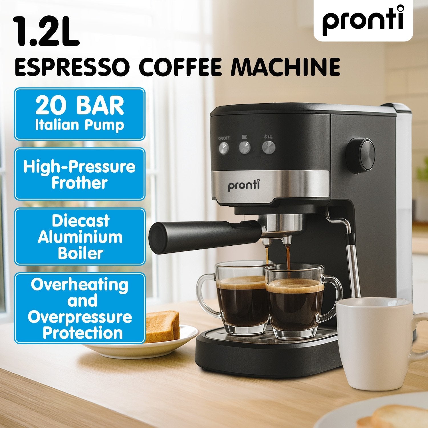 Aapon mini market - Pronti CM-850D Coffee Machine