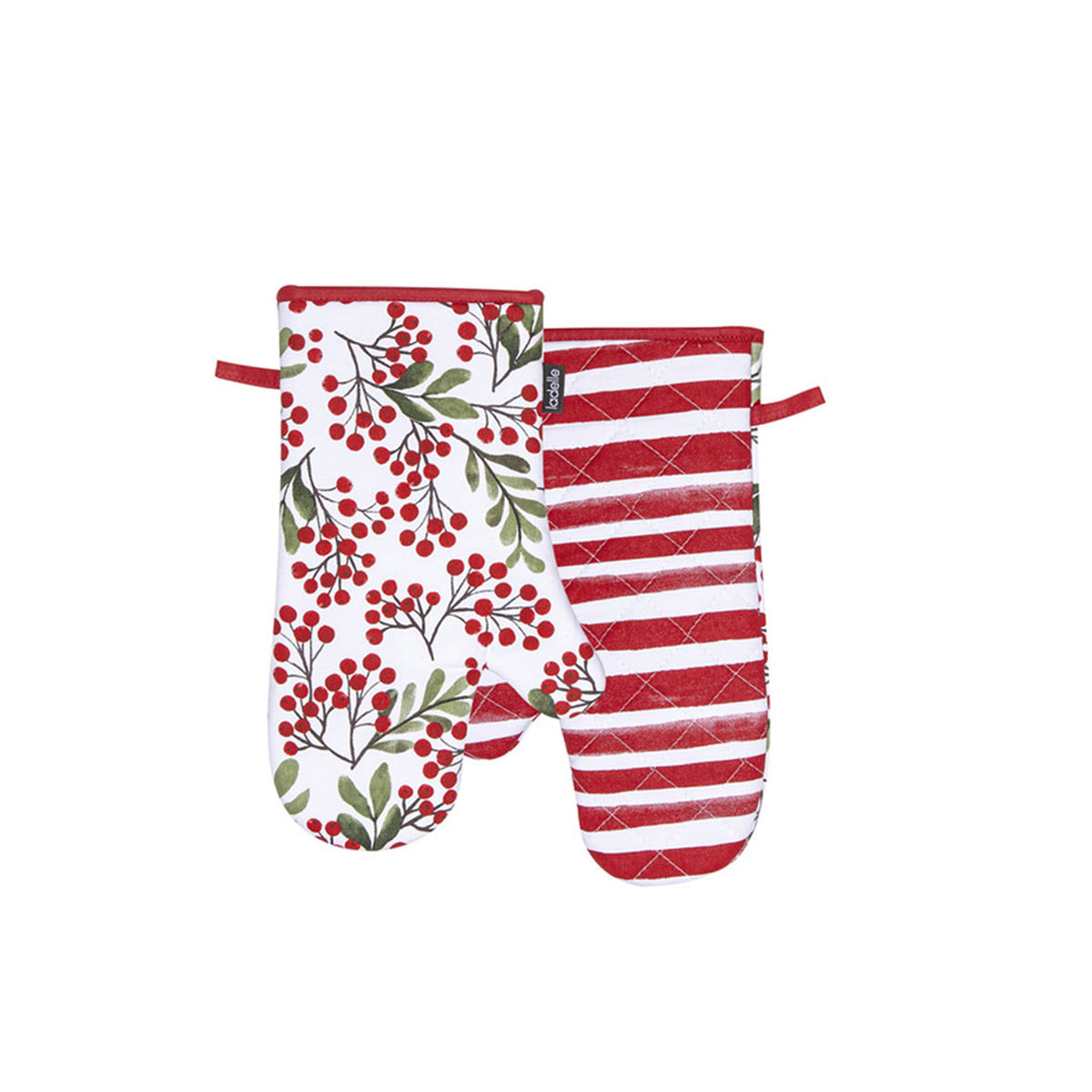 NNEDSZ Berry Berry Christmas Set of 2 Oven Mitts