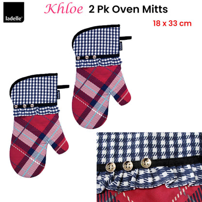 NNEDSZ Khloe Multi Set of 2 Oven Mitts