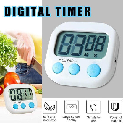 Aapon mini market -Kitchen Timer with Large LCD Display Screen