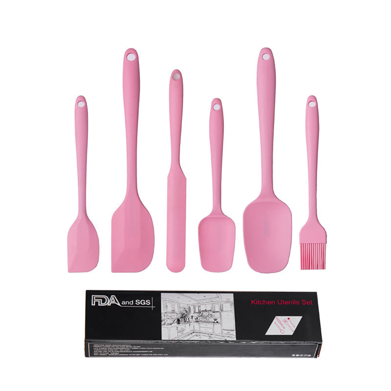 NNEDSZ 6-Piece Silicone Kitchen Utensil Set