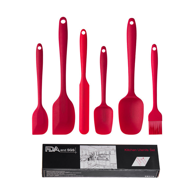 NNEDSZ 6-Piece Silicone Kitchen Utensil Set