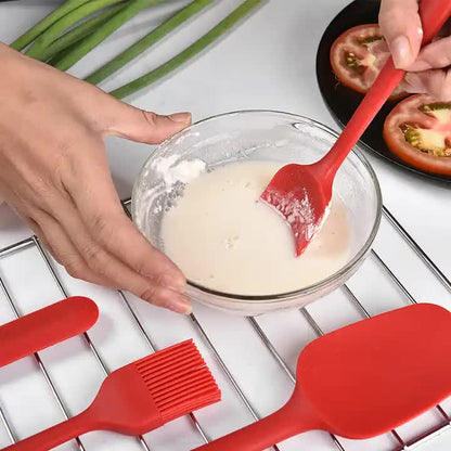 NNEDSZ 6-Piece Silicone Kitchen Utensil Set