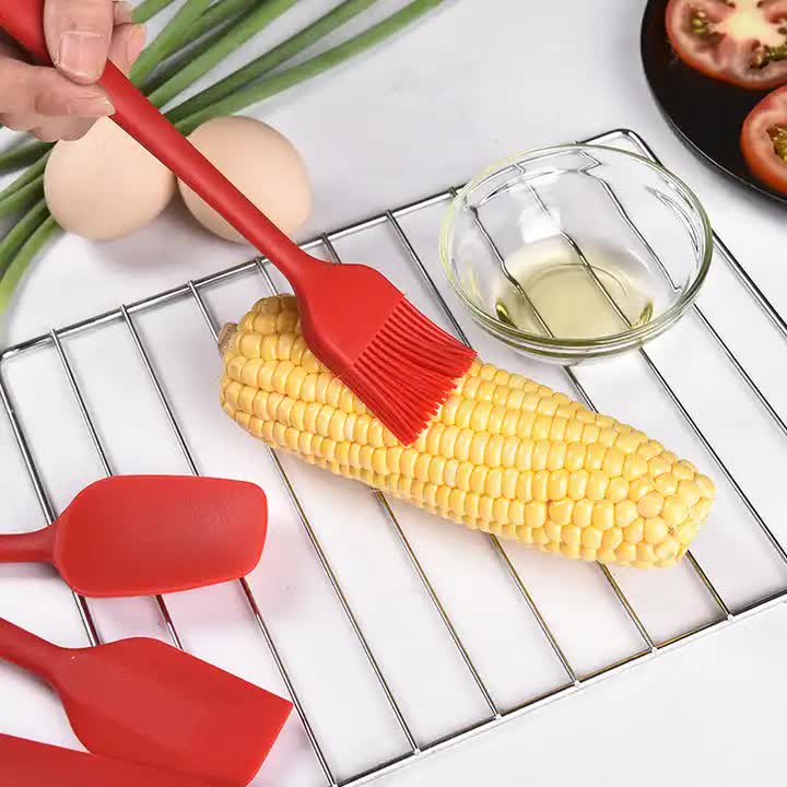 NNEDSZ 6-Piece Silicone Kitchen Utensil Set