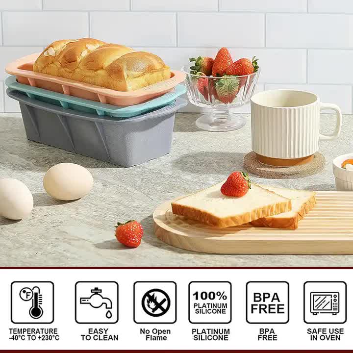 NNEDSZ Green Silicone Bakeware Set