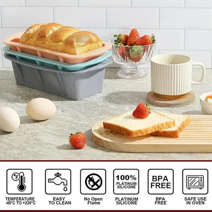 NNEDSZ Green Silicone Bakeware Set