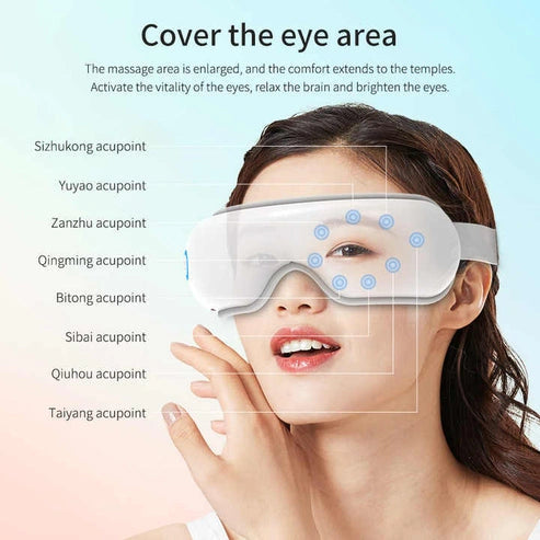 NNEDSZ White Air Compression Eye Massager