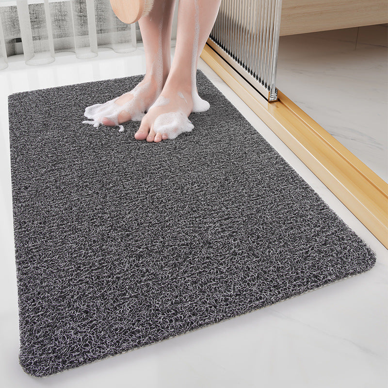 Aapon Mini Market Ltd - NNEDSZ Black Non-Slip Loofah-Style Bathroom Mat