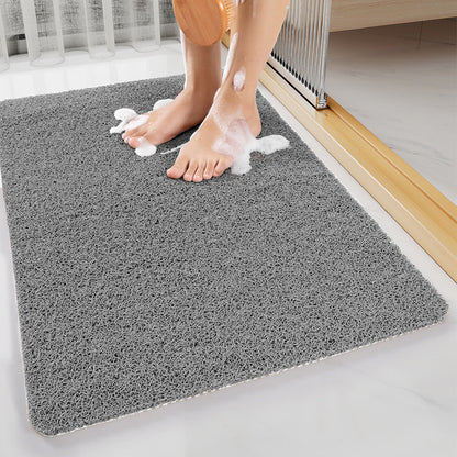 Aapon Mini Market Ltd - NNEDSZ White Non-Slip Loofah-Style Bathroom Mat