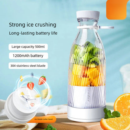 NNEDSZ White Portable Rechargeable Blender Bottle