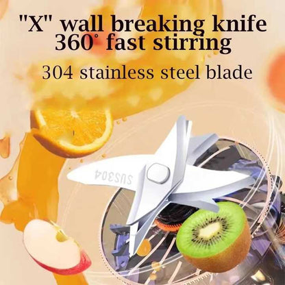 NNEDSZ White Portable Rechargeable Blender Bottle