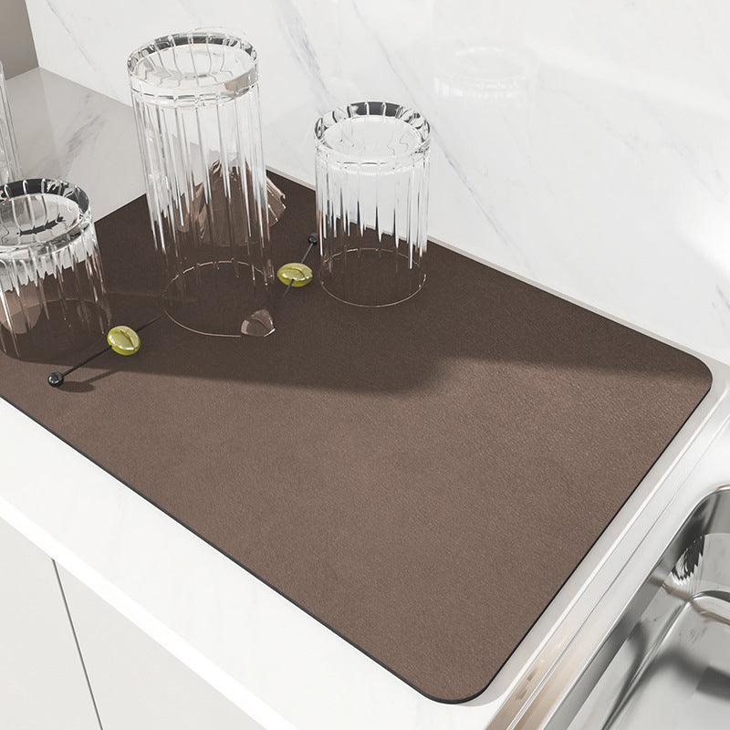 Aapon mini market -NNEDSZ Brown Kitchen Drying Mat