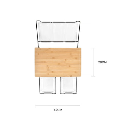 NNEDSZ Bamboo Cutting Board Set