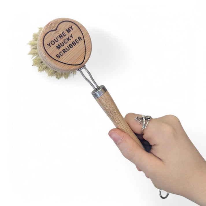 Aaponminimarket Valentine's Dish Brush with Replaceable Head