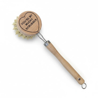 Aapon mini market -Valentine's Dish Brush with Replaceable Head