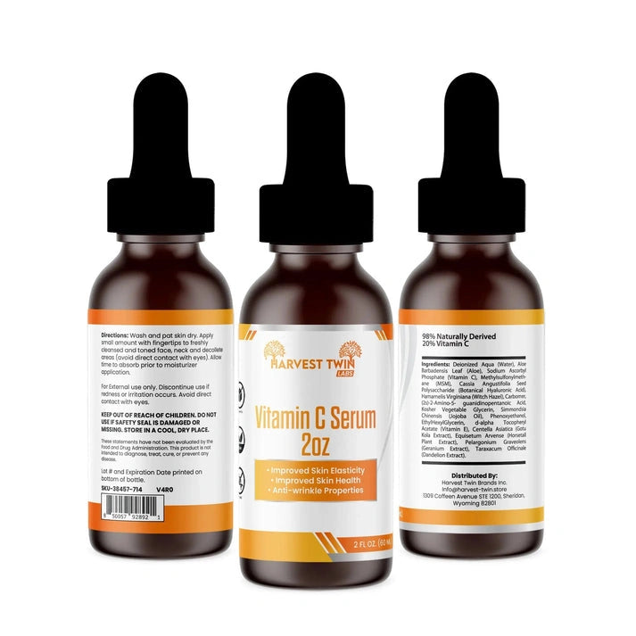 Aaponminimarket Vitamin C Serum 2oz anti-aging for skin health