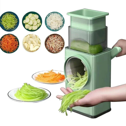 Aapon mini market -Drum Vegetable Cutter Hand-Crank Food Slicer