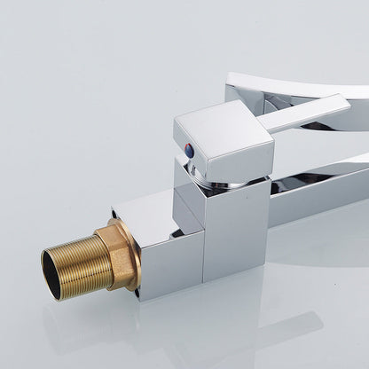 Waterfall Electroplated Basin Faucet-1