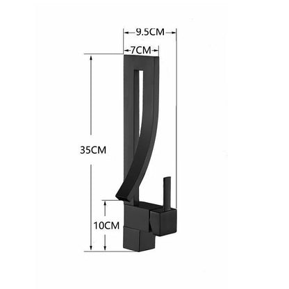 Waterfall Electroplated Basin Faucet-2