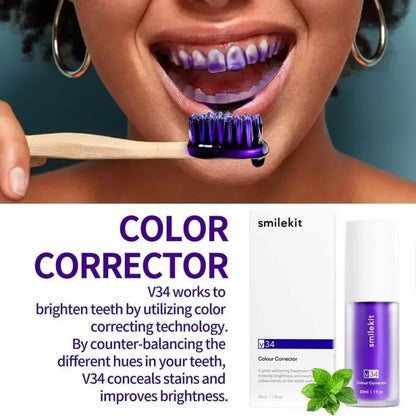 Whitening V34 Purple Toothpaste