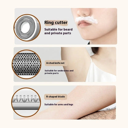 Aapon Mini Market-Women's 2-in-1 Electric Shaver